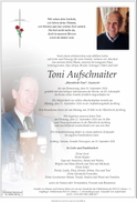 Toni Aufschnaiter